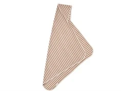 Liewood stripe tuscany rose/sandy hooded håndklæde Caro